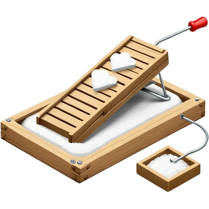 mouse trap with cocaine as bait  emoji