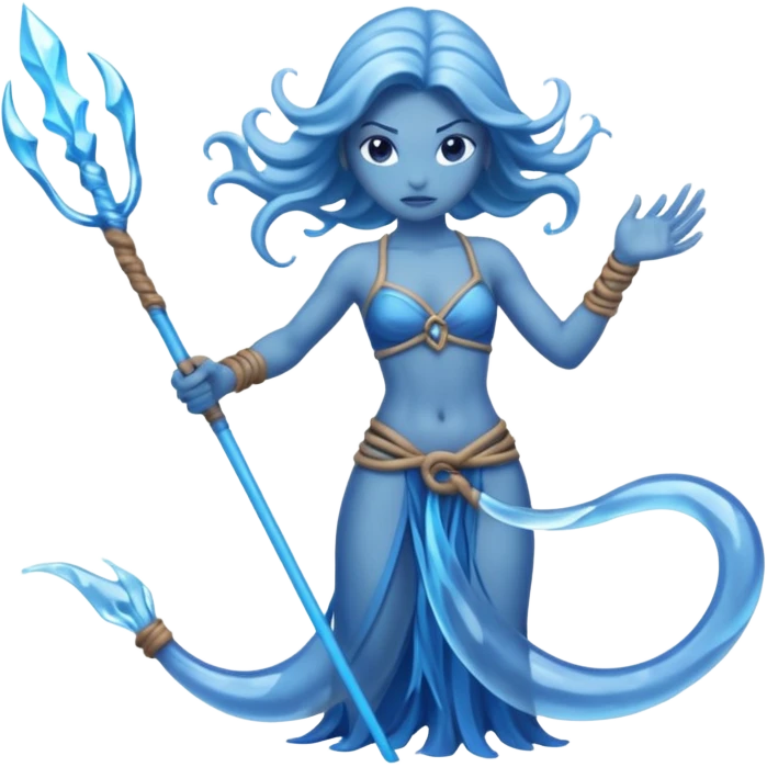 water elemental long whip emoji