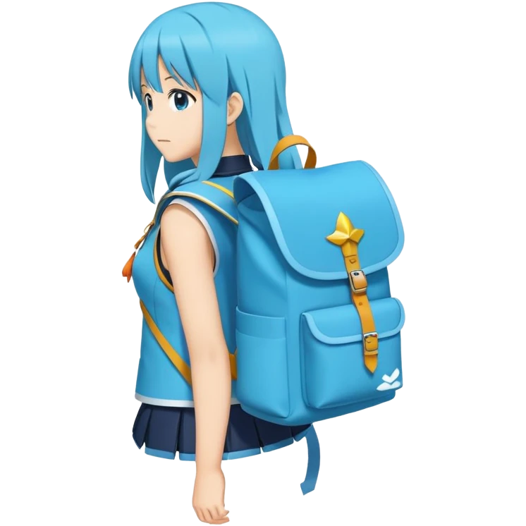 aqua konosuba backsack emoji
