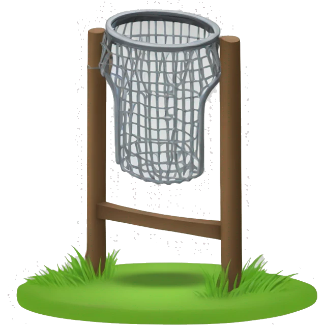 disc golf basket emoji