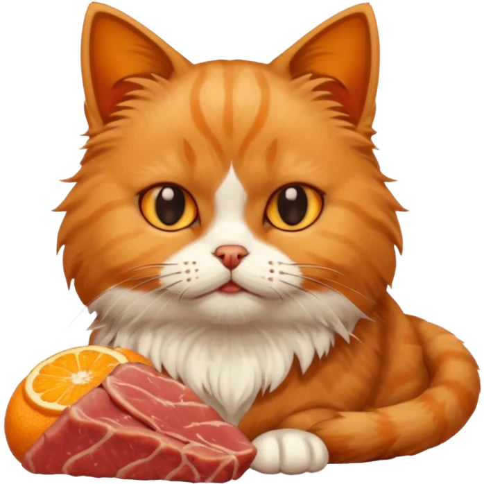 Cat eat dog emoji