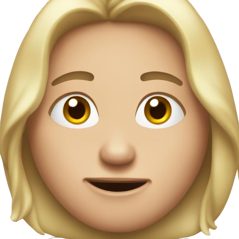 Mewing person emoji