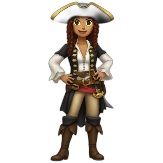 pirate female emoji