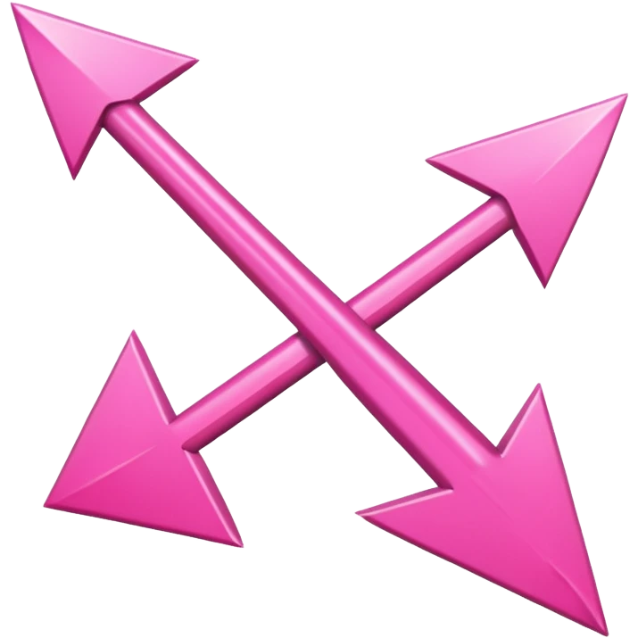 pink arrow emoji