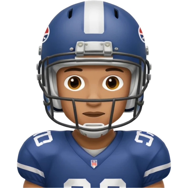 American football player emoji