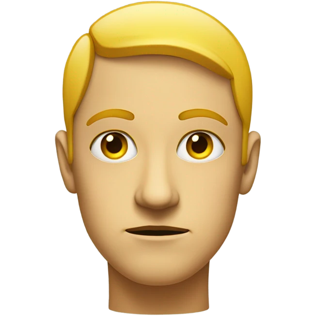 Eyes by side judging serious expression on jellow circle dot like and amoyi and pressed together lips serious  emoji