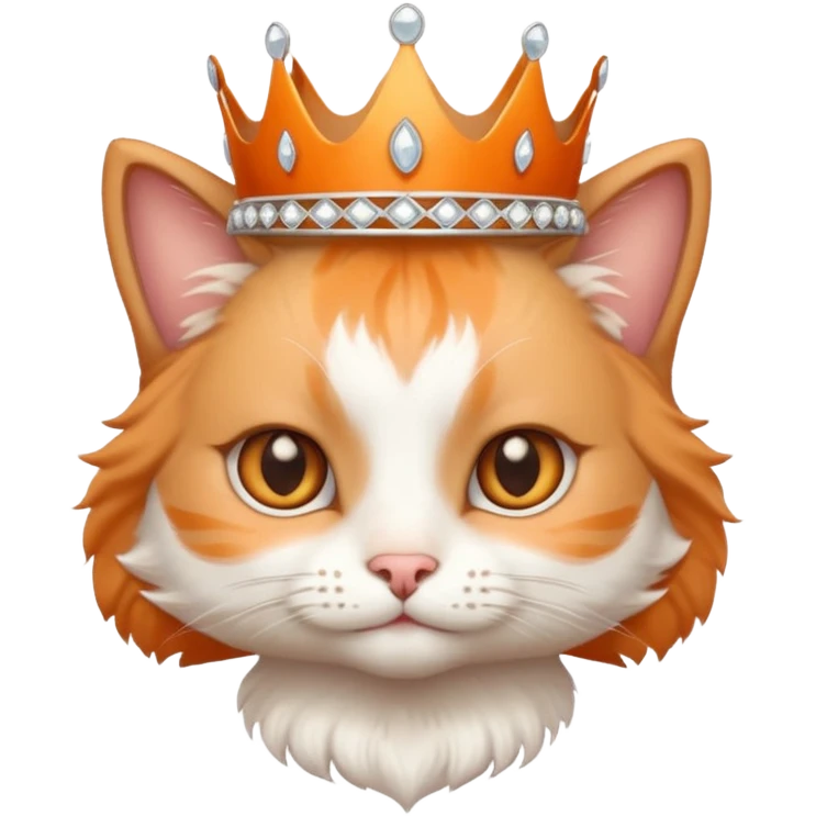 cat with a tiara emoji