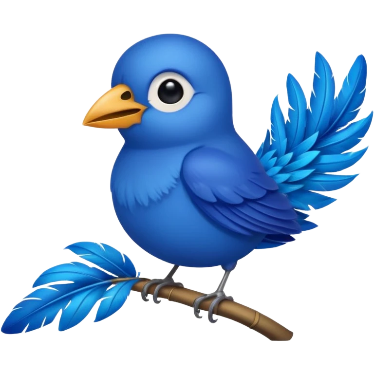 blue bird from brrazil emoji