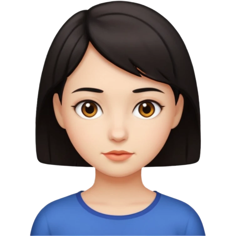 Chica con pelo corto  emoji