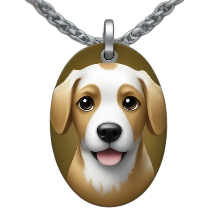 Dog tag emoji