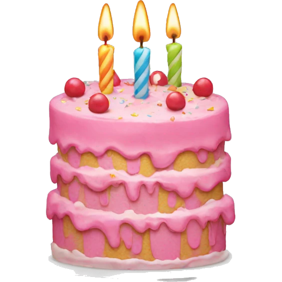 Birthday cake emoji