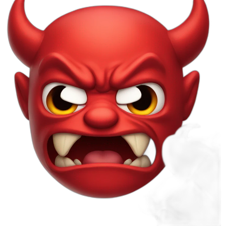 red devil angry emoji