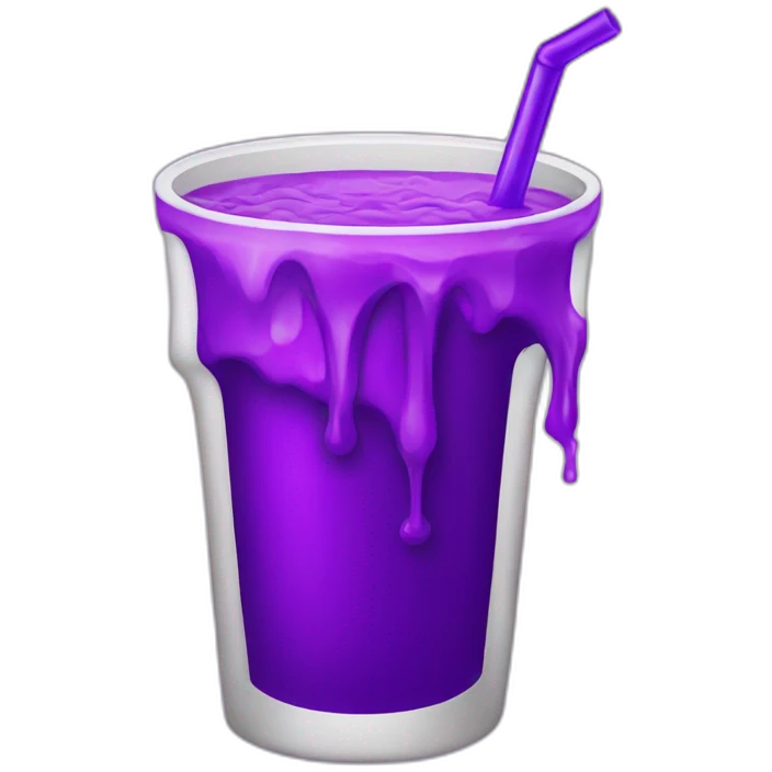 drippy lean purple drink emoji
