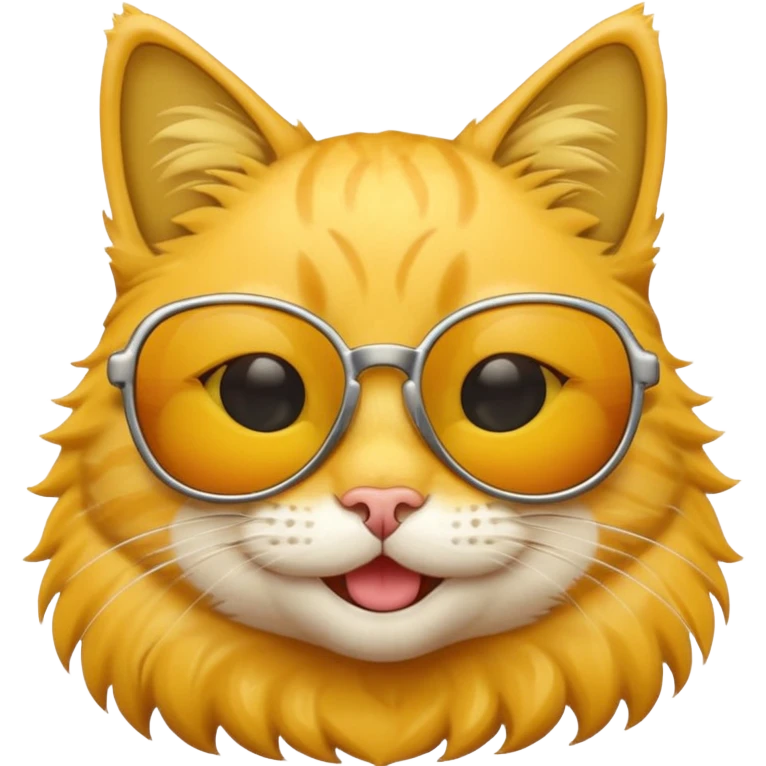 an emoji that is a cat with sunglasses emoji