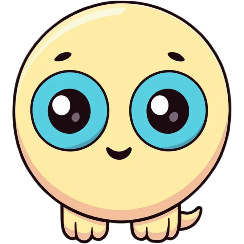 expressive cartoon eyes emoji
