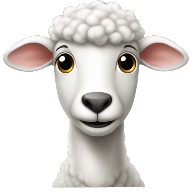 Unschuldiges Schaf emoji