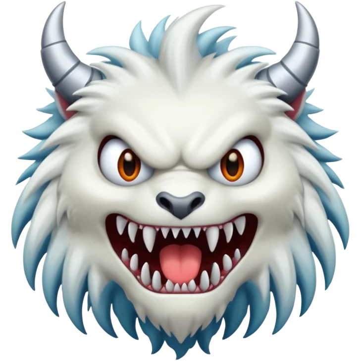 Monster branco emoji