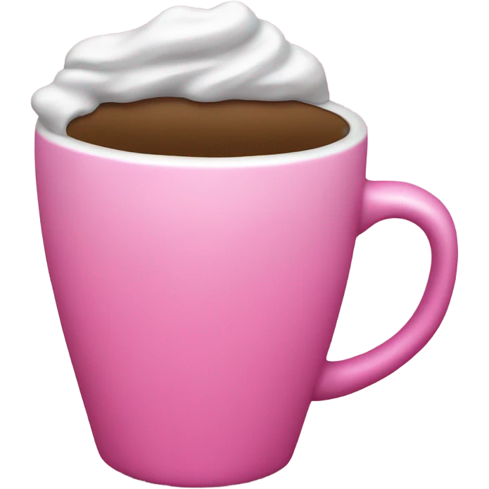 Coffee cup pink cup emoji