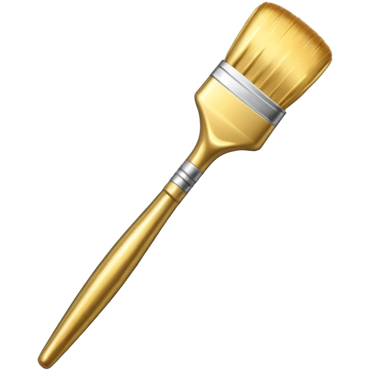 golden brush emoji
