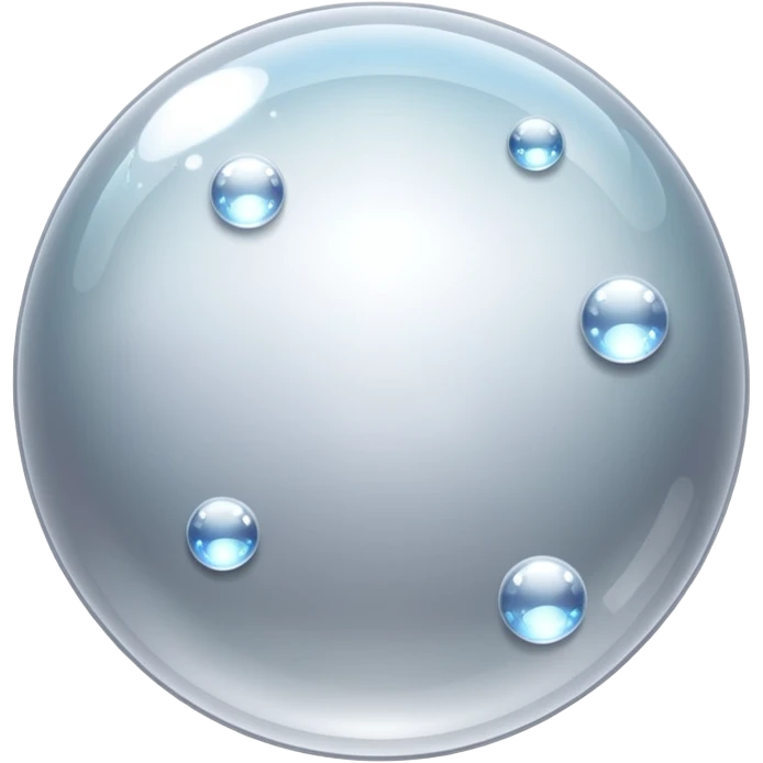white silver sparkling shiny bubble nebula crystal emoji