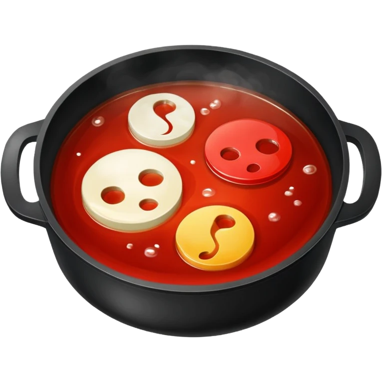 Yin yang hotpot emoji