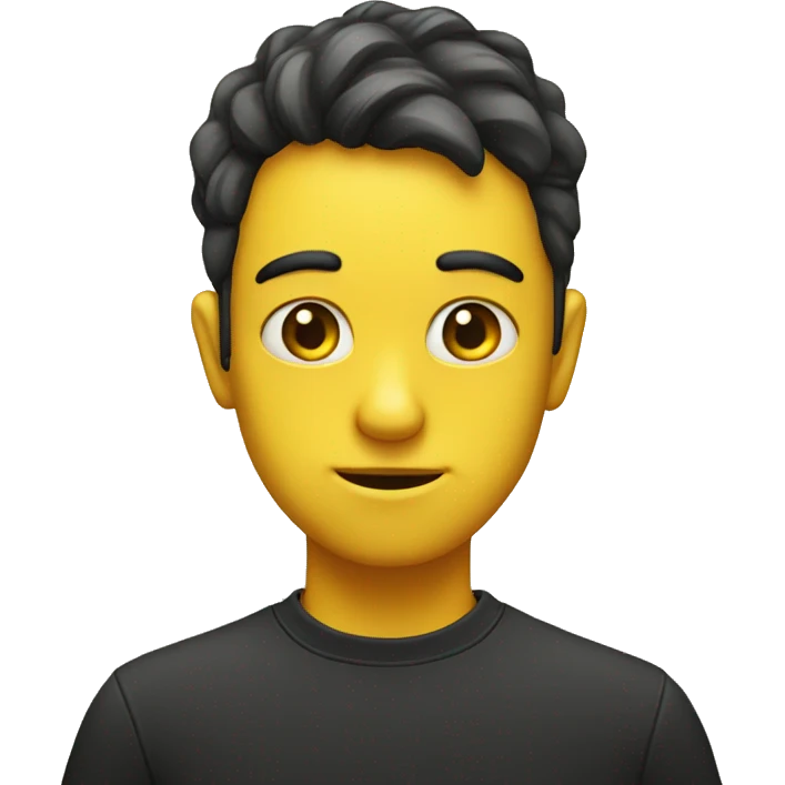 side eye yellow fac emoji