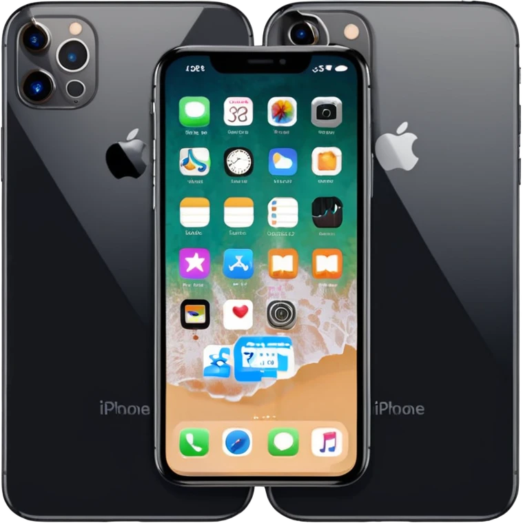 iPhone 16 pro max black 128GB emoji