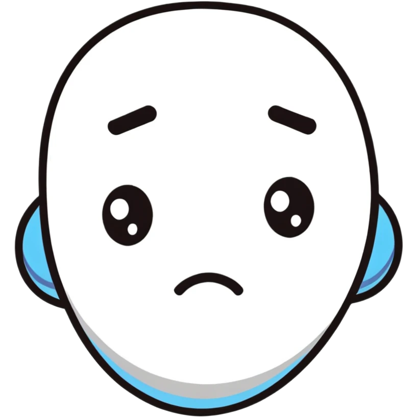 sad face emoji