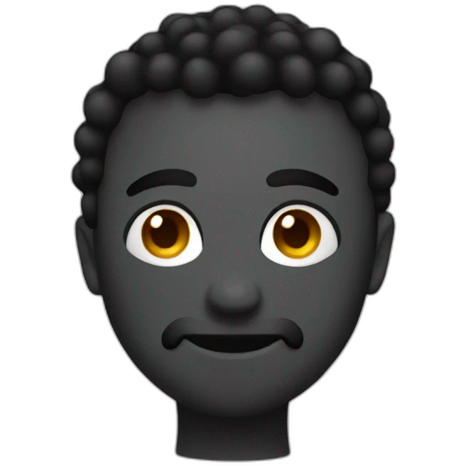 Black ball emoji