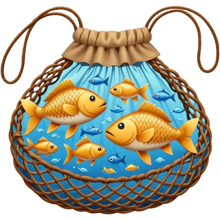 fisherman net bag emoji