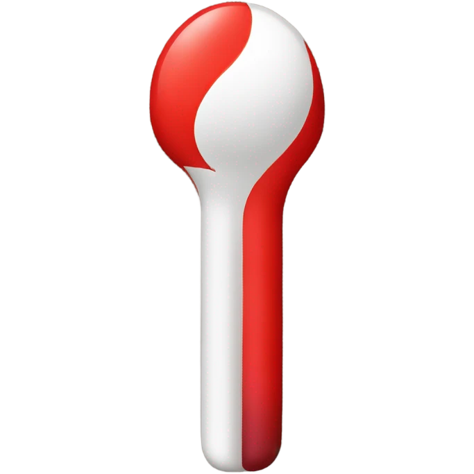 Q tip with red tips emoji