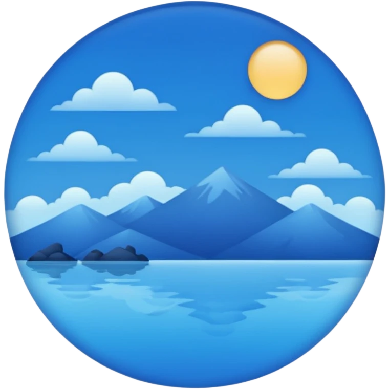 Blue aesthetic emoji