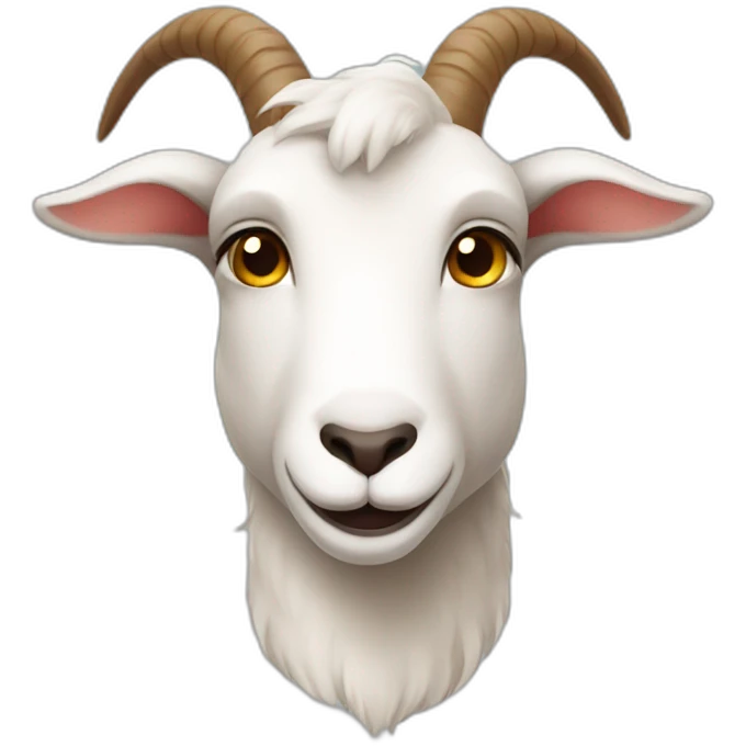cute goat face emoji emoji
