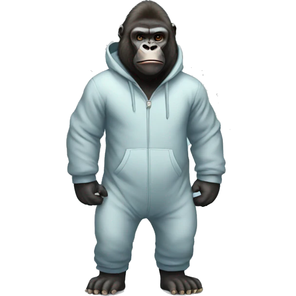 Gorilla Wearing A Onesie emoji
