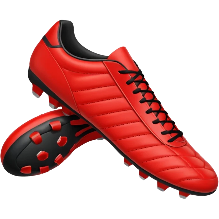soccer shoes red emoji