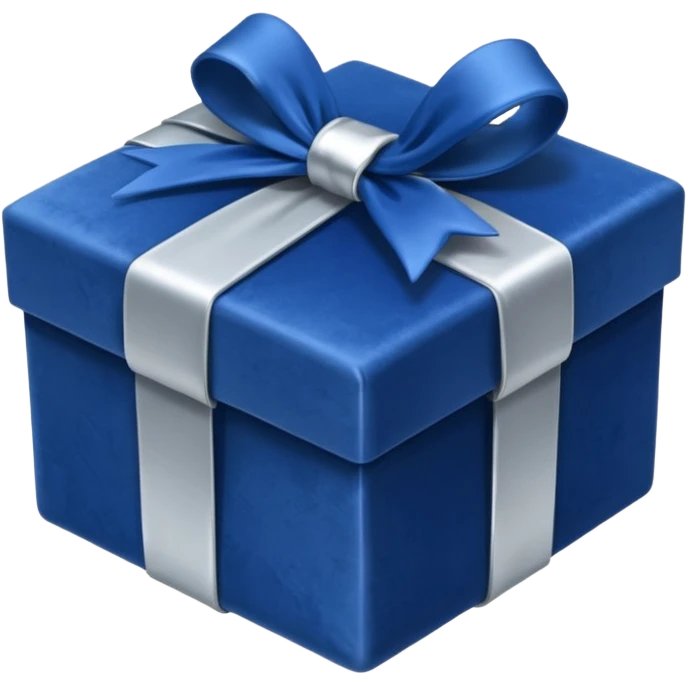 Sapphire gift box emoji