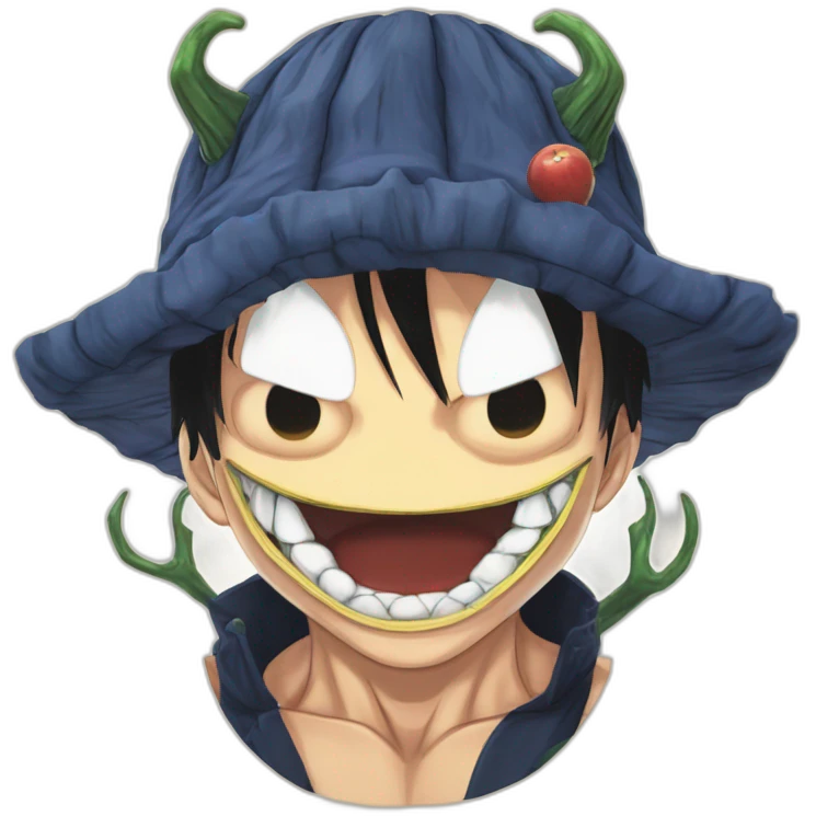 The Luffy devil fruit form One Piece (manga) emoji