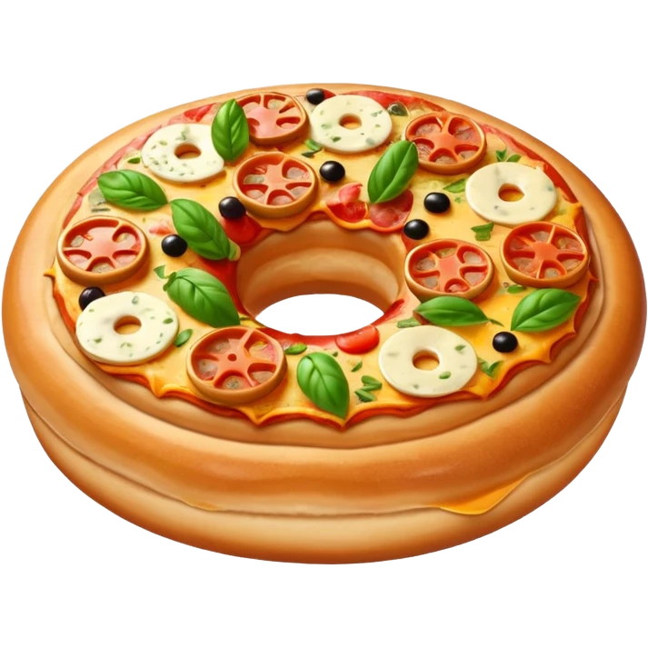 Pizza donut emoji
