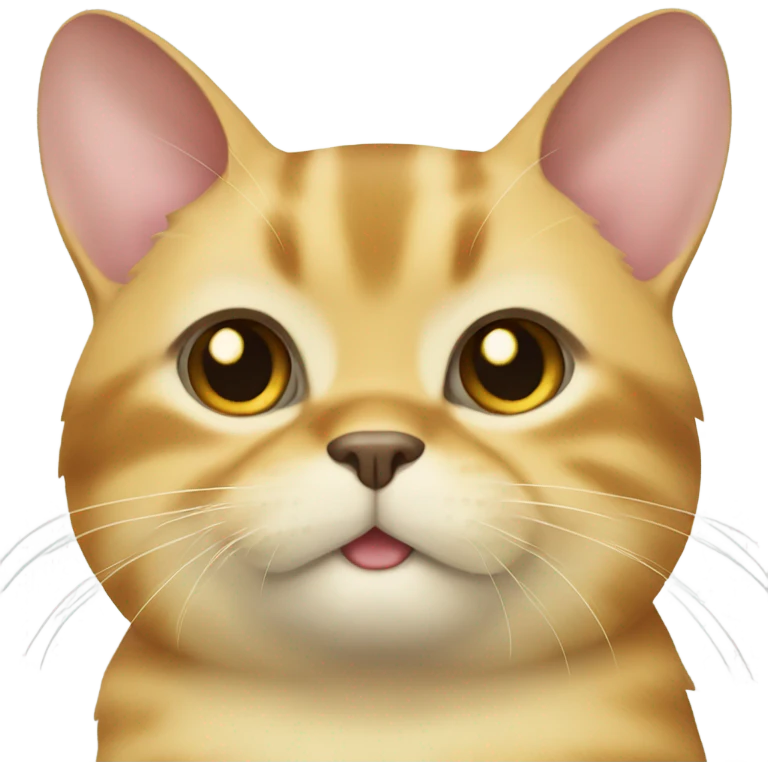 golden chinchilla cat emoji