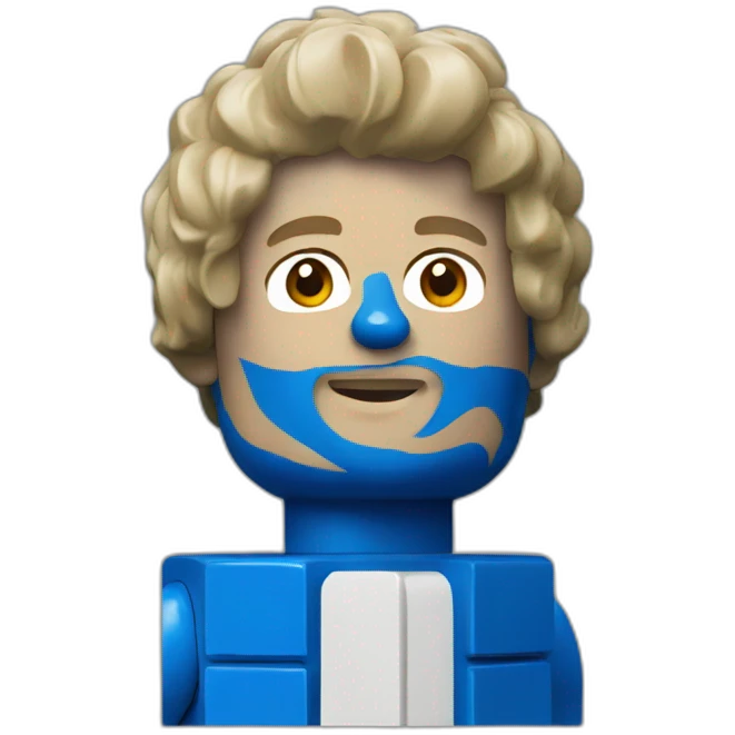 blue lego emoji