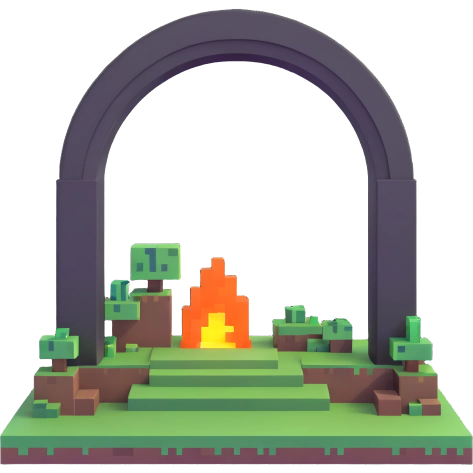 Minecraft End portal emoji