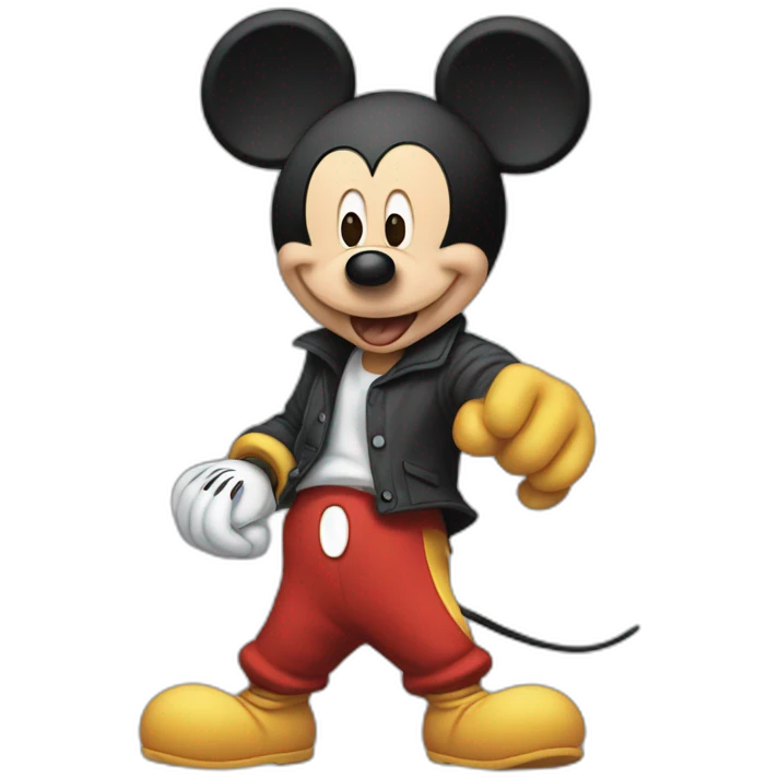 Mickey on the rampage emoji