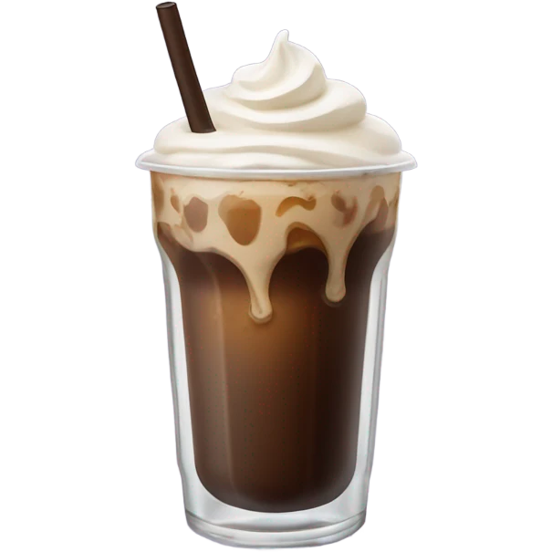 Iced coffee emoji