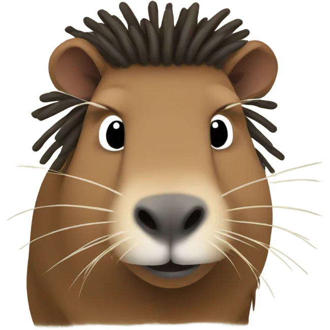 capybara with dreads emoji