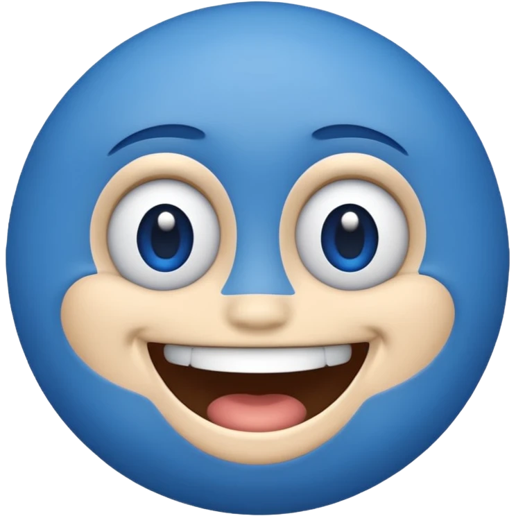 dizzy blue emoji emoji