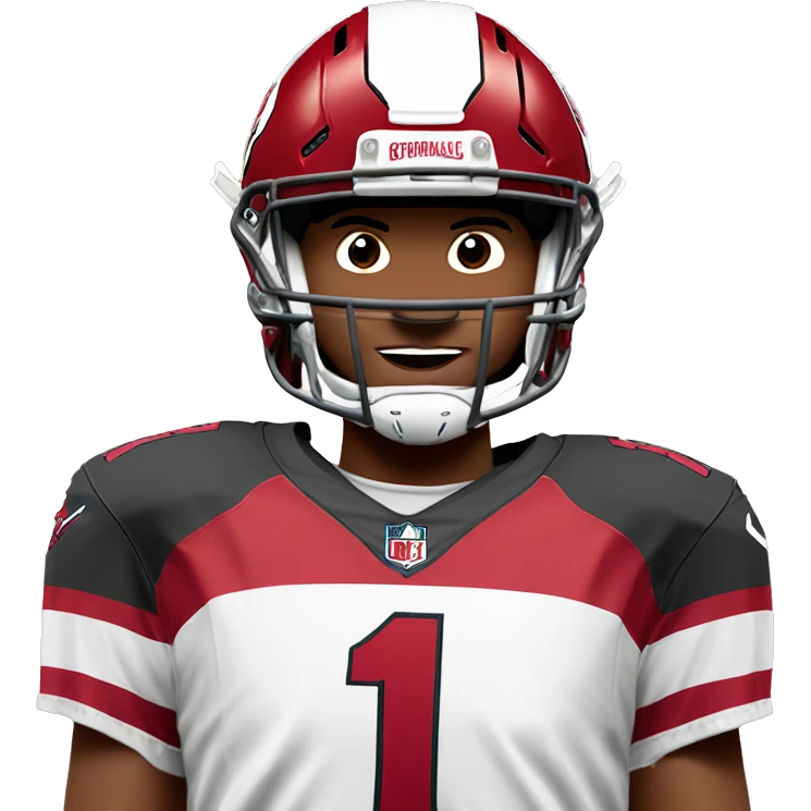 kyler murray wearing #1 cardinals jersey  emoji