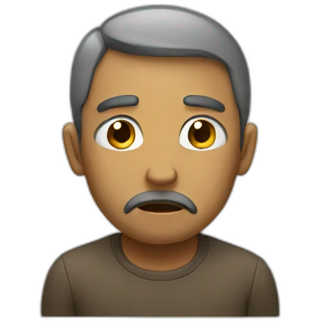 Triste emoji