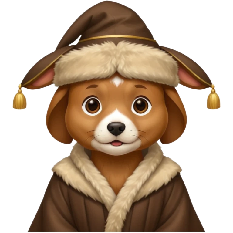 Dog wizard emoji