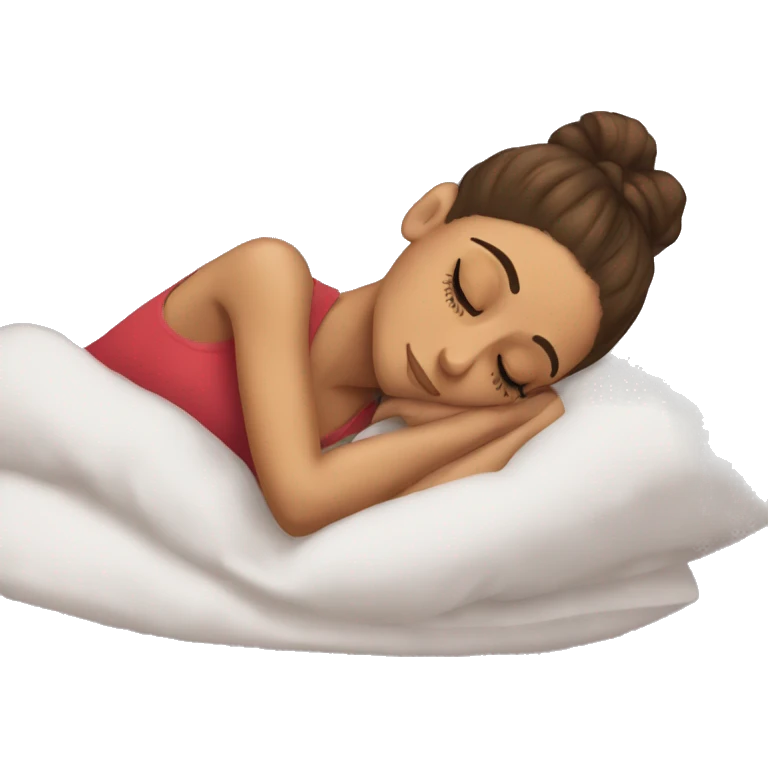 Ariana Grande sleeping emoji
