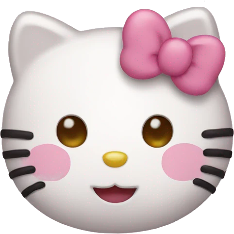 Hello kitty emoji